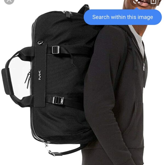 New Mk large men duffle/ backpack - Picture 2 of 15